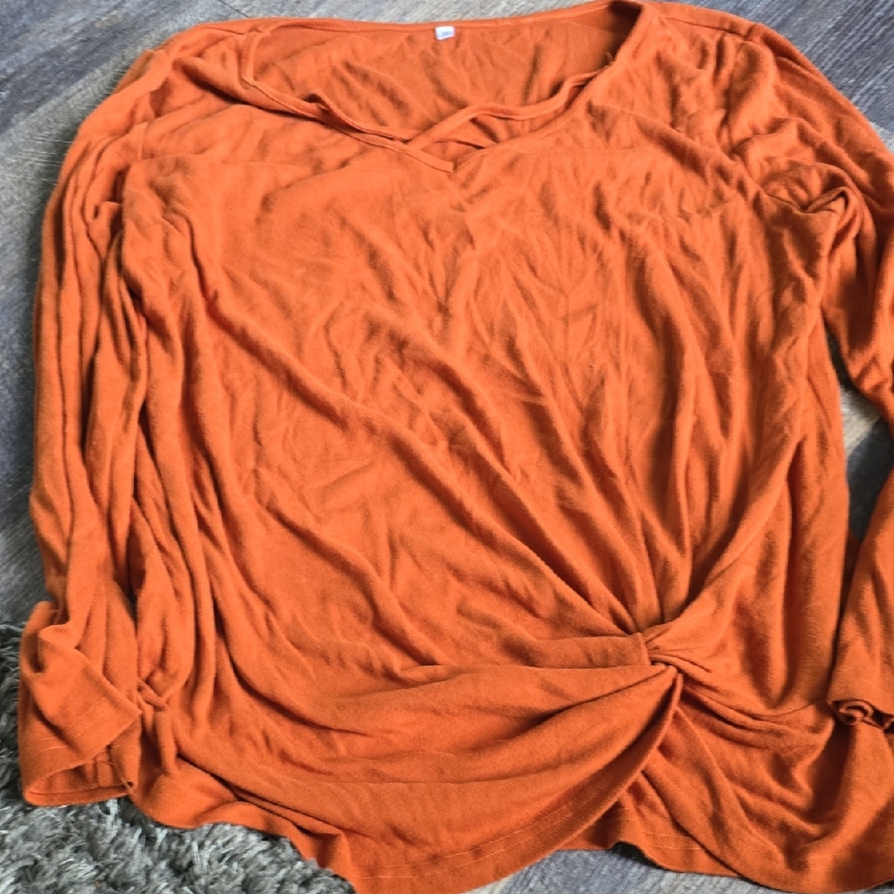 Orange Women's Top